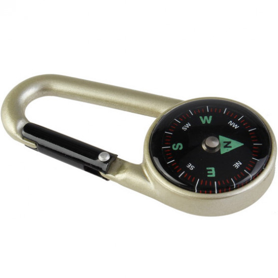 Carabiner with compass MAXIMA