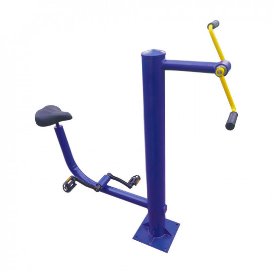 Combined outdoor exercise bike