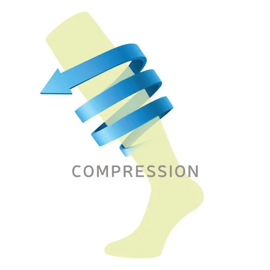 Compression Socks LASTING AMN, Black