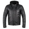 Leather Motorcycle Jacket W-TEC Murayo II - Black