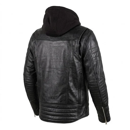 Leather Motorcycle Jacket W-TEC Murayo II - Black