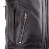 Leather Motorcycle Jacket W-TEC Murayo II - Black