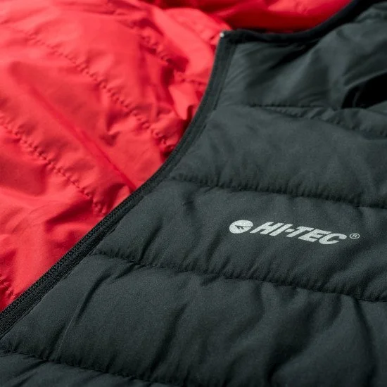 Men's jacket HI-TEC Halden, Black / Red