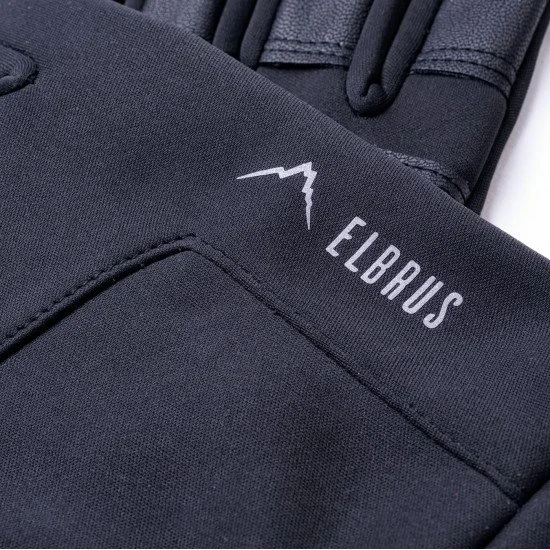 Mens fleece gloves ELBRUS Kori Dress blue