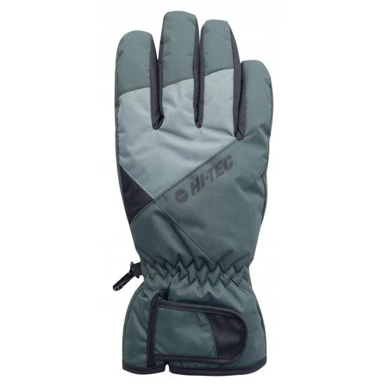 Men's ski gloves HI-TEC Sugra - Darkest spruce-Green Men's ski gloves HI-TEC Sugra - Darkest spruce-Green