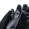 Men's ski gloves HI-TEC Vogan - Black-Ecru olive