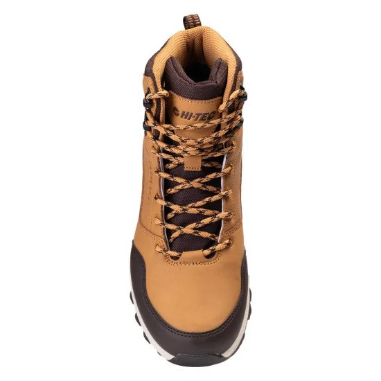 Men's Boots with Waterproof Membrane HI-TEC Hirol MID WP - Camel-Brown-Beige