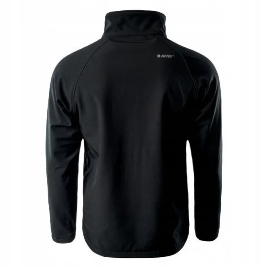 Mens softshell jacket HI-TEC Derai Black Mens softshell jacket HI-TEC Derai Black