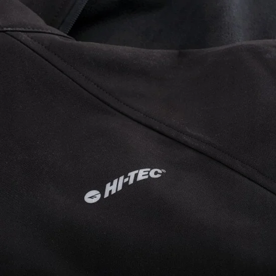 Mens softshell jacket HI-TEC Derai Black Mens softshell jacket HI-TEC Derai Black