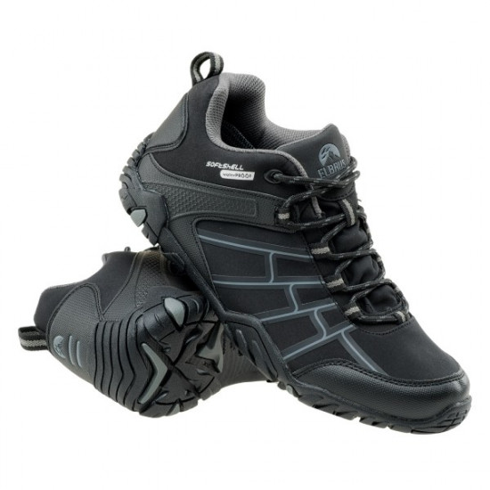 Men's low shoes ELBRUS Rimley Wp, Black