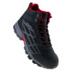 Mens outdoor boots HI-TEC Mitoko Mid WP Black/Red