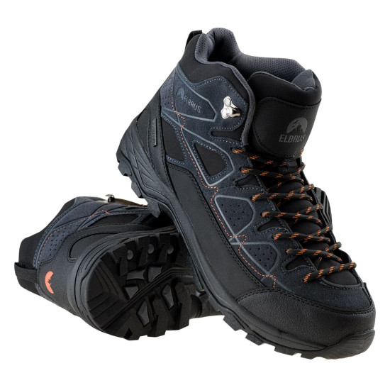 Mens outdoor shoes ELBRUS Nidey MID WP asphalt/black