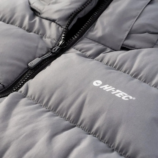 Mens quilted vest HI-TEC Calisto II smoked pearl
