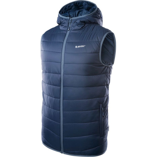 Mens quilted vest HI-TEC Sinlus Bering Sea