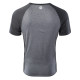 Men's breathable T-shirt HI-TEC Keno gray melange