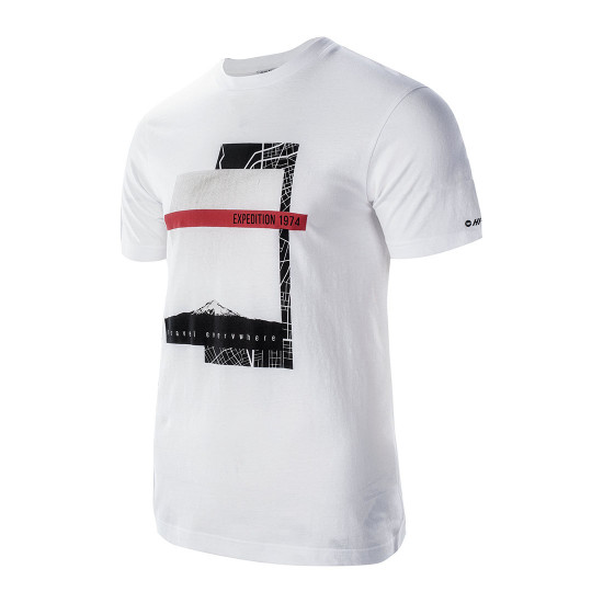 Men's T-shirt HI-TEC Baris, White