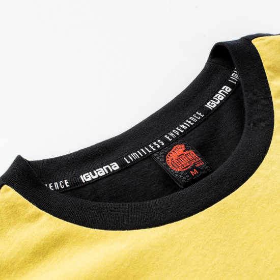 Men's T-shirt IGUANA Rampart, Black / Yellow