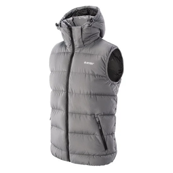 Mens quilted vest HI-TEC Calisto II smoked pearl Mens quilted vest HI-TEC Calisto II smoked pearl