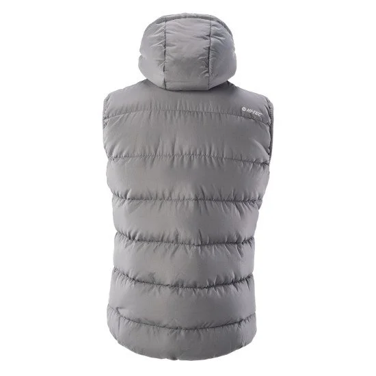 Mens quilted vest HI-TEC Calisto II smoked pearl Mens quilted vest HI-TEC Calisto II smoked pearl