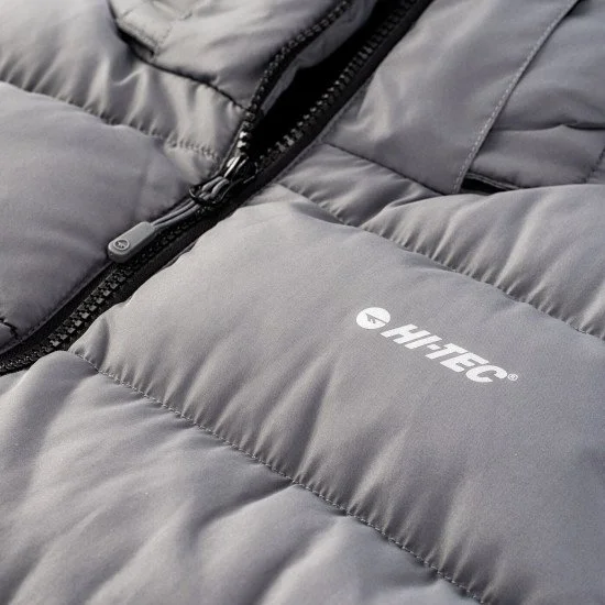 Mens quilted vest HI-TEC Calisto II smoked pearl Mens quilted vest HI-TEC Calisto II smoked pearl