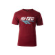 Mens T-shirt HI-TEC Retro, Dark red