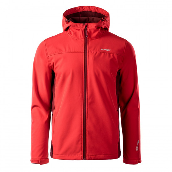 Men's softshell jacket HI-TEC Kaoru, Red