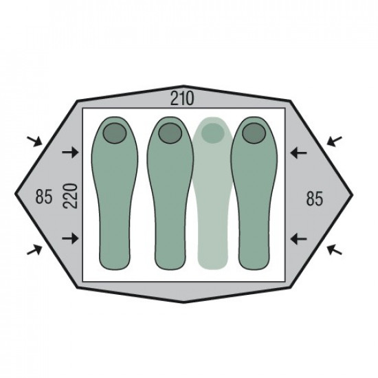 Tent PINGUIN Gemini 210