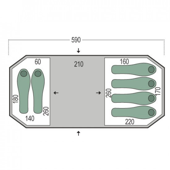 Tent PINGUIN Omega 6