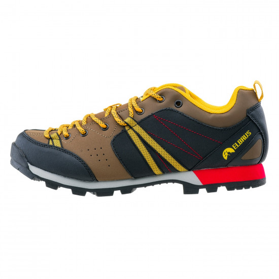 Low shoes for men ELBRUS Togato, Brown / Yellow