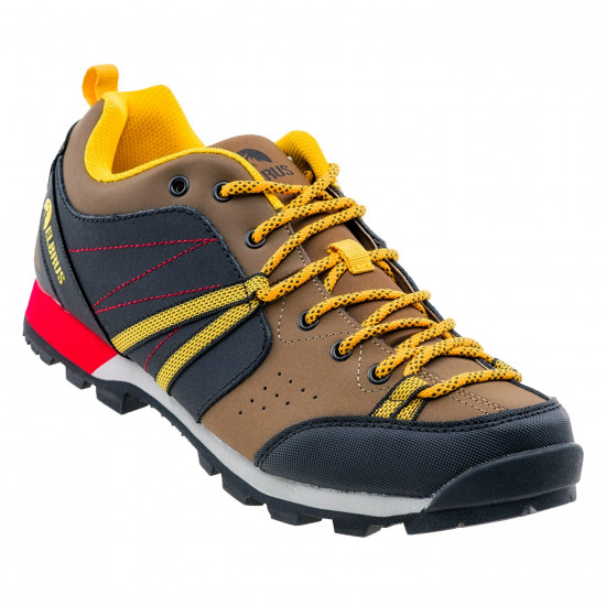 Low shoes for men ELBRUS Togato, Brown / Yellow