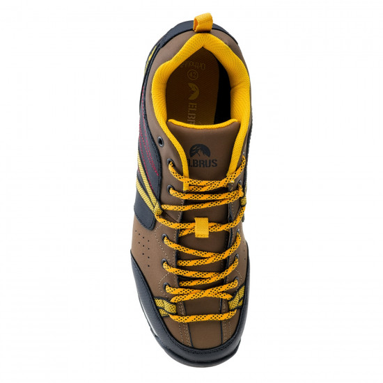 Low shoes for men ELBRUS Togato, Brown / Yellow