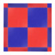 Set of corner pieces for flooring puzzle Simple, Blue
