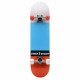 Skateboard METEOR Salty, Red / Blue