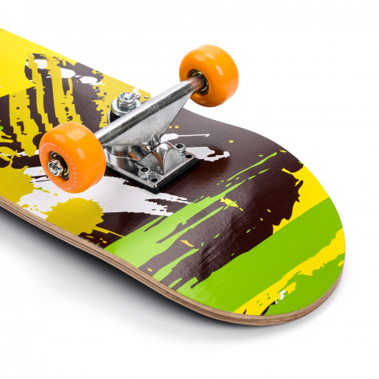Skateboard METEOR Wooden Yellow