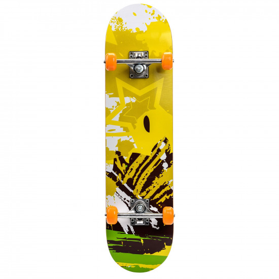 Skateboard METEOR Wooden Yellow