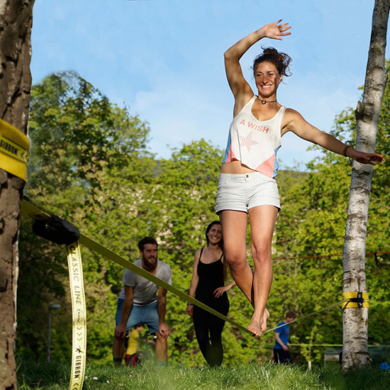 Slackline GIBBON Classic Line X13 XL Tree Pro Set, 25m Slackline GIBBON Classic Line X13 XL Tree Pro Set, 25m
