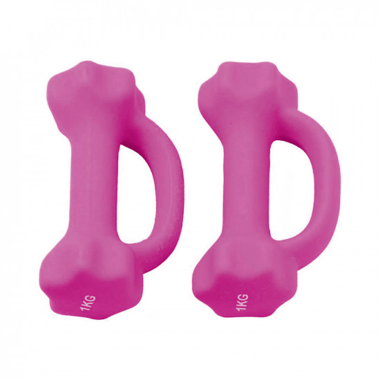 Neoprene Dumbells SPARTAN Hexagonal 2 x 1 kg