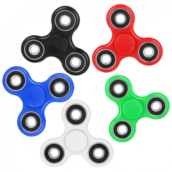 Fidget Tri-Spinner, White