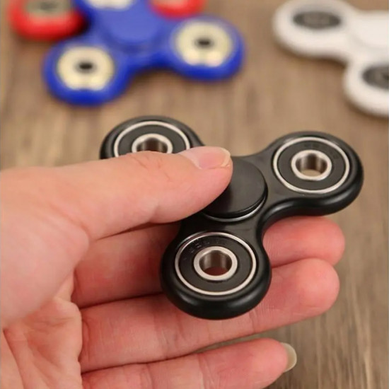 Fidget Tri-Spinner, Black