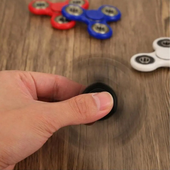 Fidget Tri-Spinner, Black Fidget Tri-Spinner, Black