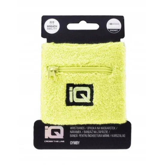 Sweat wristband IQ Gymby Acid lime Sweat wristband IQ Gymby Acid lime
