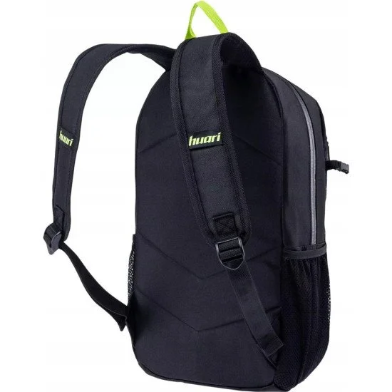 School Urban and Sports Backpack HUARI Citaros 15 l - Black-Safety Yellow