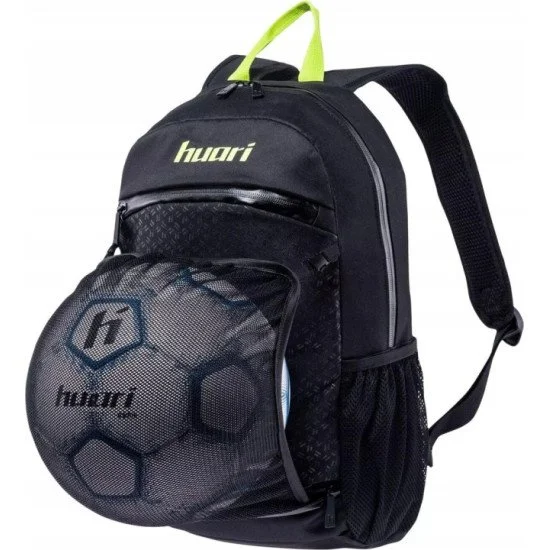 School Urban and Sports Backpack HUARI Citaros 15 l - Black-Safety Yellow