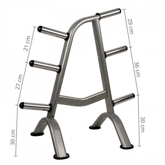Dumbbell rack for Olympic plates 50 mm