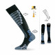 Ski socks LASTING SUB, Black