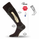 Ski socks LASTING SWI, Yellow Ski socks LASTING SWI, Yellow