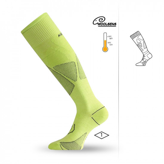 Ski socks LASTING SWL - green