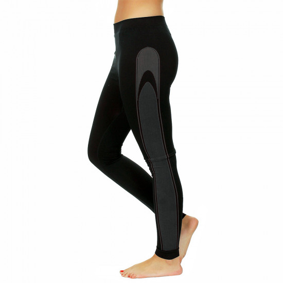 HI-TEC Lady Rin thermal tights, Black / Gray