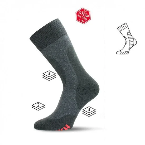 Тhermo socks LASTING TKH, Gray