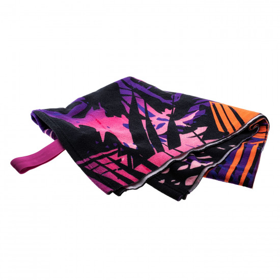 Beach towel AQUAWAVE Toflo, Black / Purple